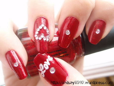 valentine-nail-design-85-6 Valentine design de unghii