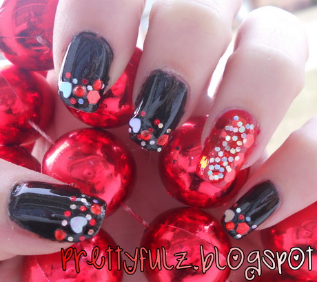 valentine-nails-design-15-13 Design de unghii Valentine