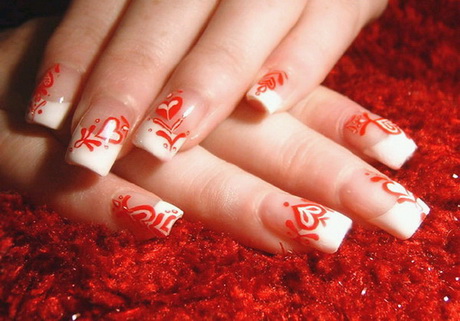 valentine-nails-design-15-14 Design de unghii Valentine