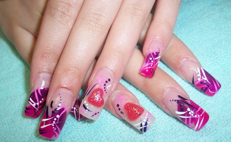 valentine-nails-design-15-16 Design de unghii Valentine