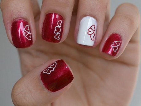 valentine-nails-design-15-17 Design de unghii Valentine