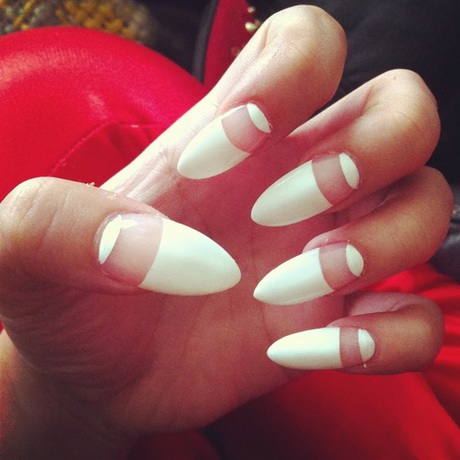 white-nail-designs-76-10 Modele de unghii albe