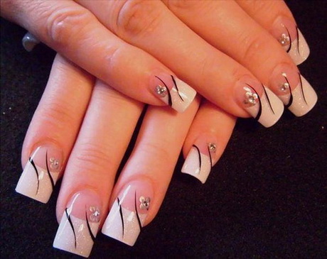 white-nail-designs-76-11 Modele de unghii albe