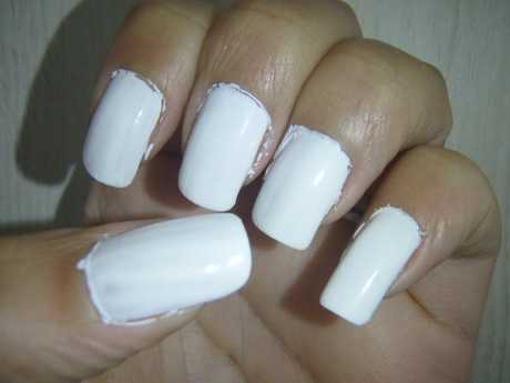 white-nail-polish-ideas-39-2 Idei de lacuri de unghii albe