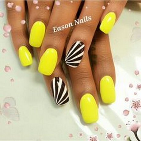 yellow-nail-designs-11-17 Modele de unghii galbene