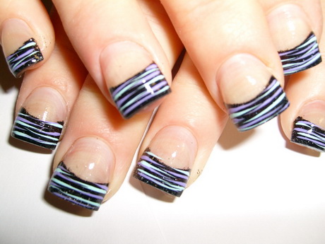 zebra-acrylic-nail-designs-37-6 Zebra modele de unghii acrilice