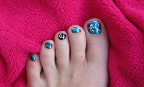 christmas-toe-nail-design-22-8 Crăciun deget de la picior de design de unghii