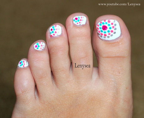 cute-nail-designs-for-toenails-37_3 Modele drăguțe de unghii pentru unghiile de la picioare