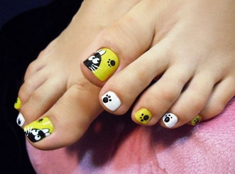 cute-toe-nail-art-designs-69 Drăguț deget de la picior nail art modele