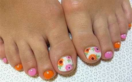 cute-toe-nails-designs-25-2 Drăguț toe cuie modele