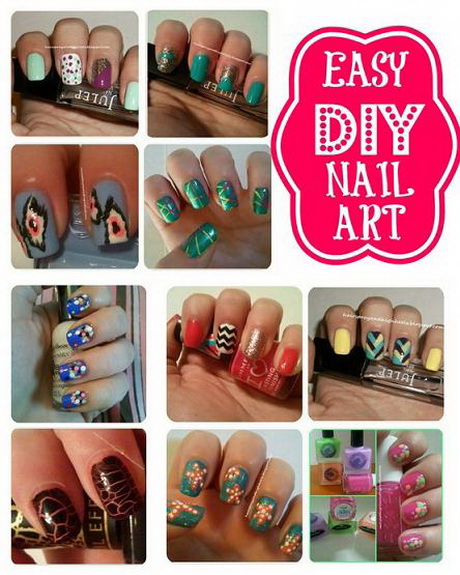 easy-diy-nail-art-for-beginners-10-9 Easy diy nail art pentru incepatori