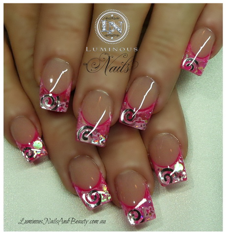 fake-gel-nail-designs-20_9 Modele false de unghii cu gel