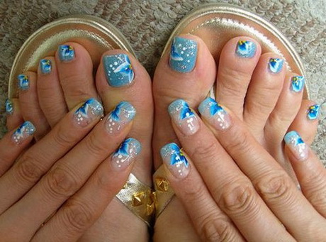 nail-and-toe-nail-designs-18_12 Modele de unghii și unghii