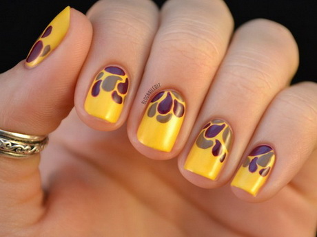 nail-art-designs-for-fall-87-18 Nail art modele pentru toamna