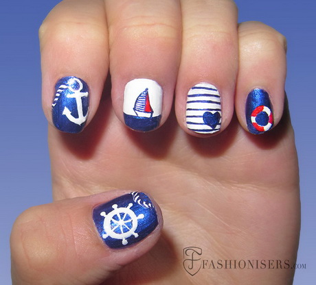 nautical-nail-design-00-17 Design de unghii nautice