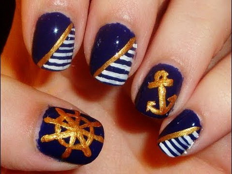 nautical-nail-design-00-8 Design de unghii nautice