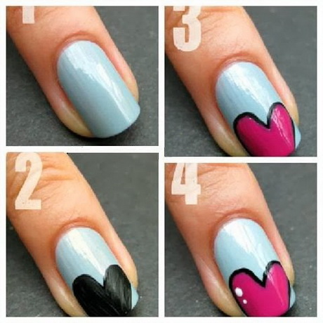 new-easy-nail-art-91-2 Noua artă ușoară de unghii