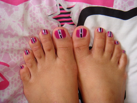 pretty-toe-nail-art-designs-54_12 Destul de deget de la picior nail art modele