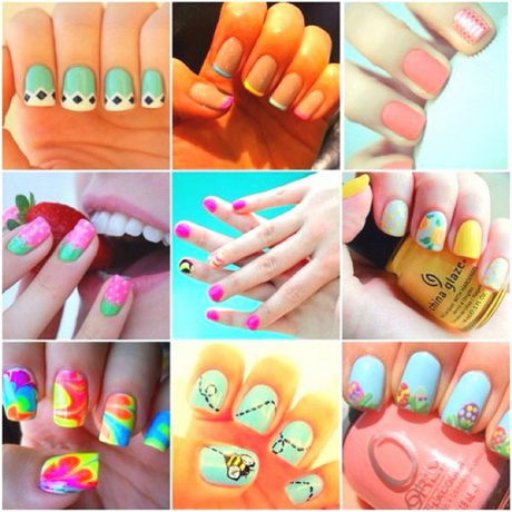 simple-nail-art-ideas-for-beginners-53-19 Idei simple de unghii pentru începători