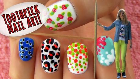 simple-nail-design-ideas-for-beginners-28-20 Idei simple de design de unghii pentru începători