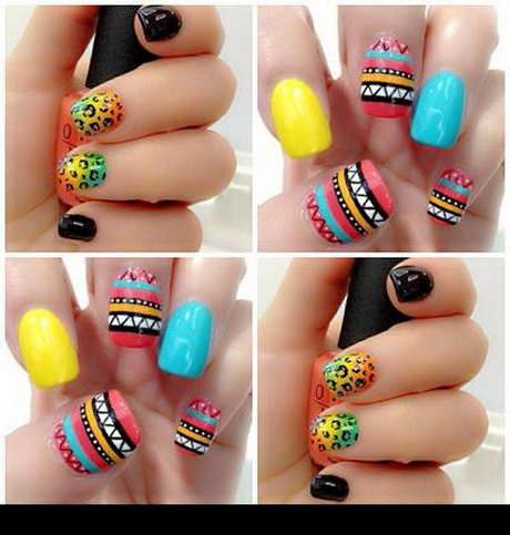 trending-nail-art-designs-21_10 Modele trending nail art