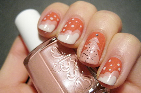 easy-christmas-nail-ideas-28_17 Idei ușoare de unghii de Crăciun