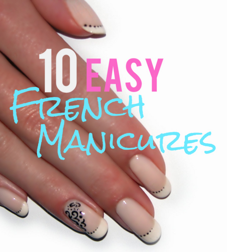 easy-french-nails-50_2 Ușor unghiile franceze