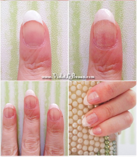 easy-french-nails-50_5 Ușor unghiile franceze