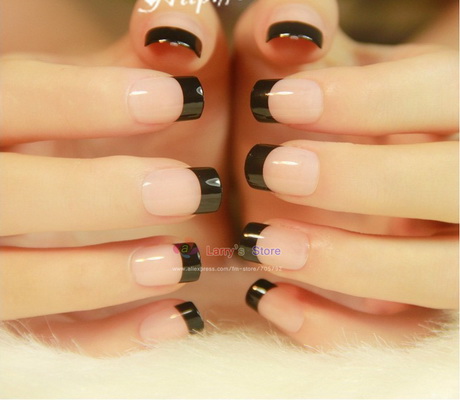easy-french-nails-50_8 Ușor unghiile franceze