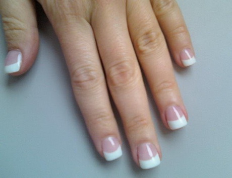 french-manicure-short-nails-11_13 Manichiură franceză unghii scurte