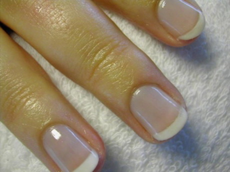 french-manicure-short-nails-11_14 Manichiură franceză unghii scurte