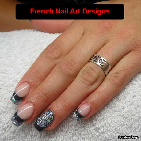 french-nail-art-pictures-61_17 Franceză nail art Poze