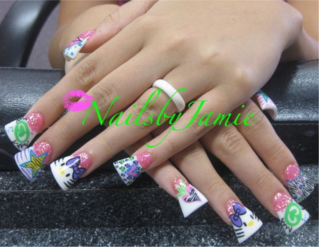 girly-nails-designs-41_8 Modele de unghii Girly