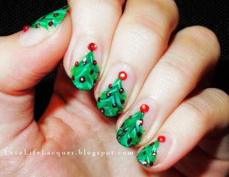 nail-art-design-christmas-83_10 Nail art Design Crăciun