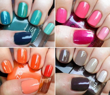 nail-color-combinations-72_17 Combinații de culori pentru unghii