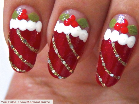 nail-design-for-christmas-82_7 Design de unghii pentru Crăciun