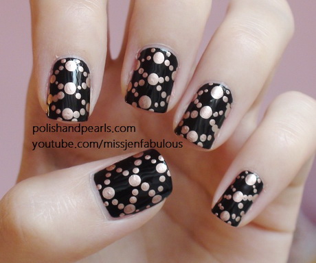 nail-designs-with-polka-dots-20_10 Modele de unghii cu puncte polka