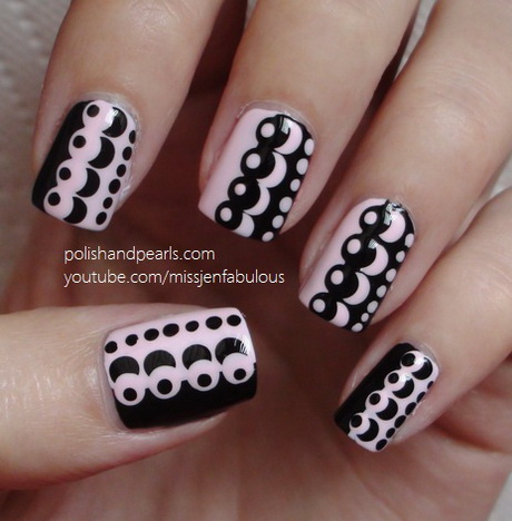 nail-designs-with-polka-dots-20_6 Modele de unghii cu puncte polka