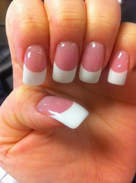 pink-and-white-nail-94_14 Unghii roz și alb