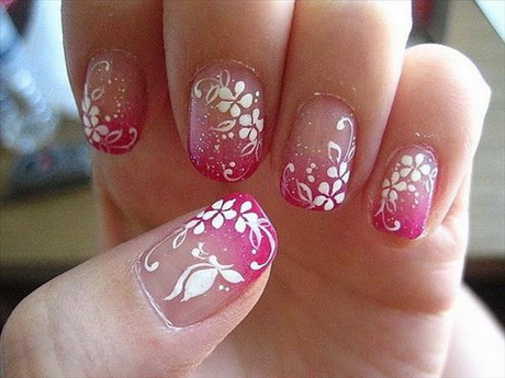 pink-and-white-nail-94_16 Unghii roz și alb