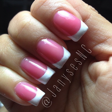 pink-french-nails-23_13 Roz unghii franceze