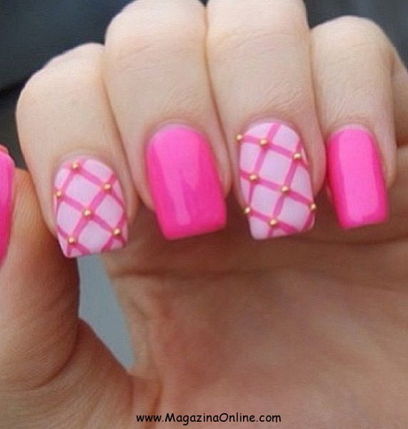 pink-nails-art-77_14 Unghii roz arta