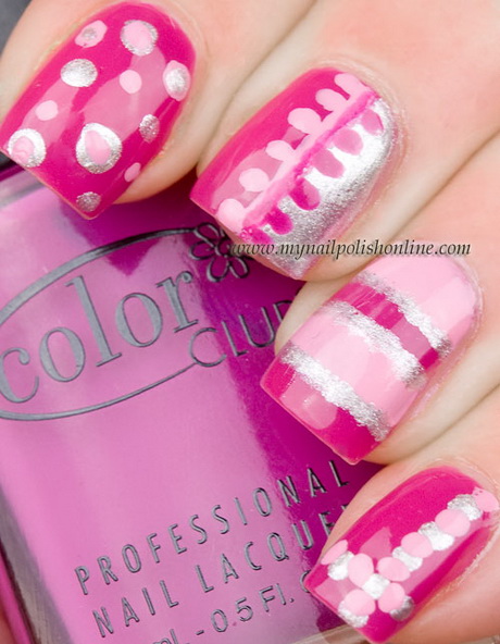 pink-nails-art-77_2 Unghii roz arta