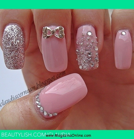pink-nails-art-77_6 Unghii roz arta
