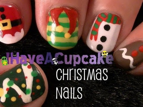 christmas-nail-art-easy-90_15 Crăciun nail art ușor
