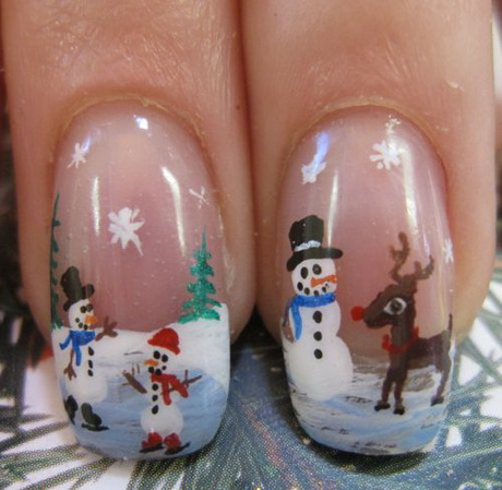 christmas-nails-art-design-06_18 Cuie de Crăciun art design