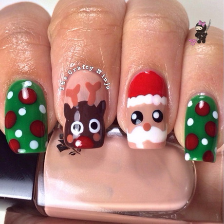 christmas-nails-santa-97_20 Cuie de Crăciun Moș Crăciun