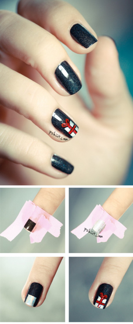 diy-christmas-nail-art-designs-56_12 Diy Crăciun nail art modele