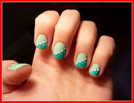 easy-cute-nail-designs-at-home-56_9 Design ușor de unghii drăguț la domiciliu