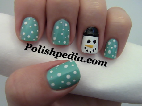 easy-diy-christmas-nail-designs-89_12 Ușor diy Crăciun unghii modele